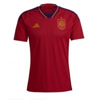 Koszulka piłkarska Hiszpania Strój Domowy MŚ 2022 tanio Krótki Rękaw